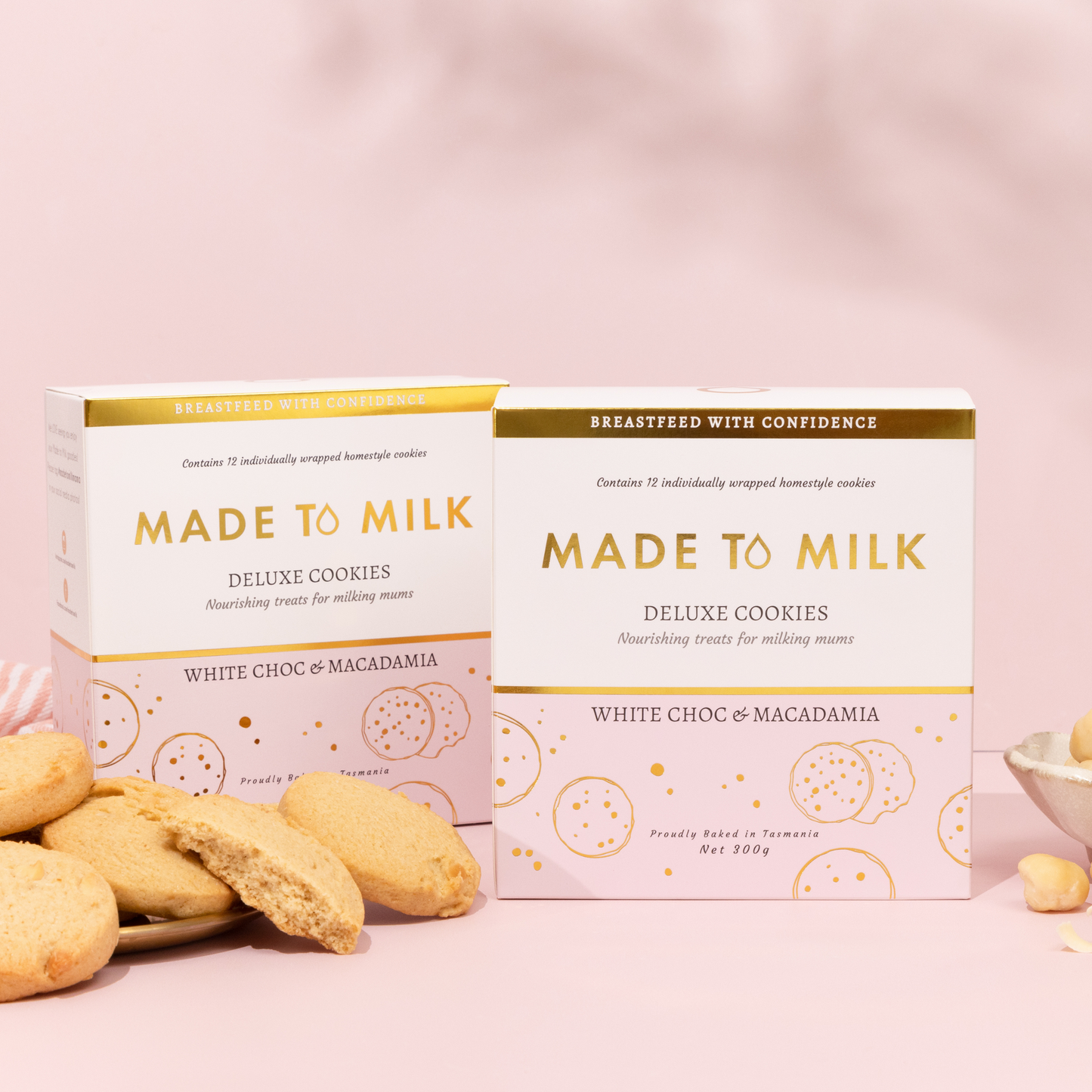 White Choc & Macadamia Lactation Cookie