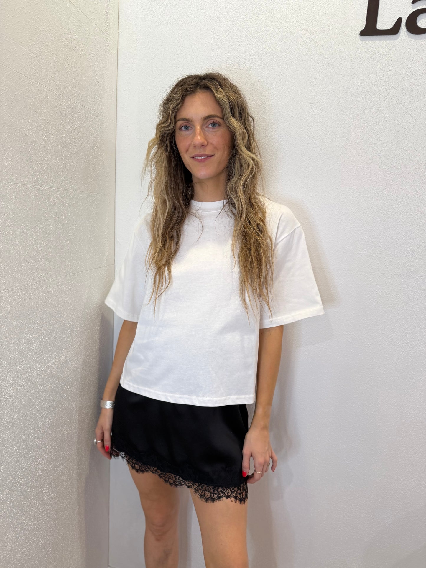 TRIGG BOXY TEE - COCONUT