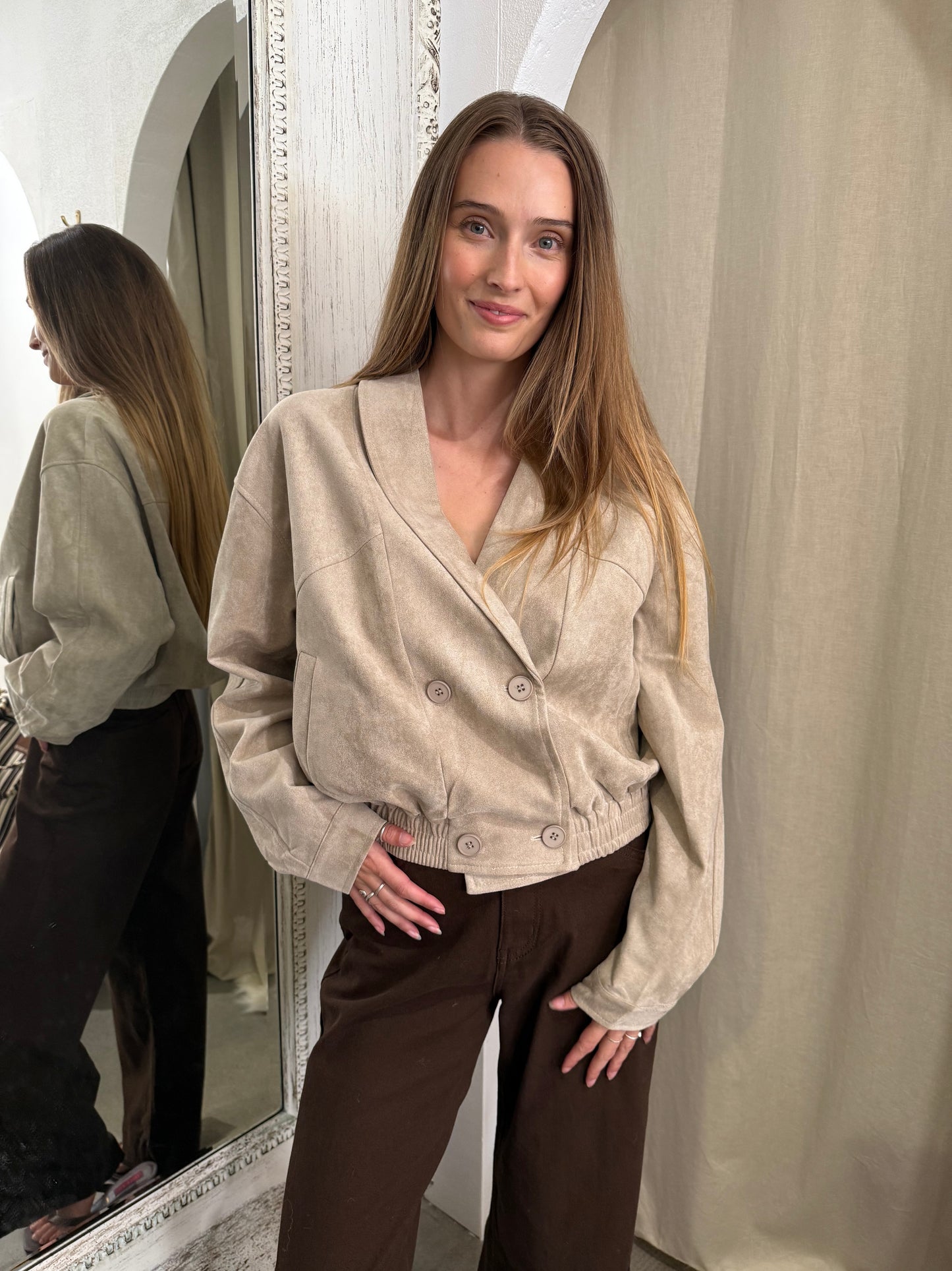 ELLIS JACKET - STONE