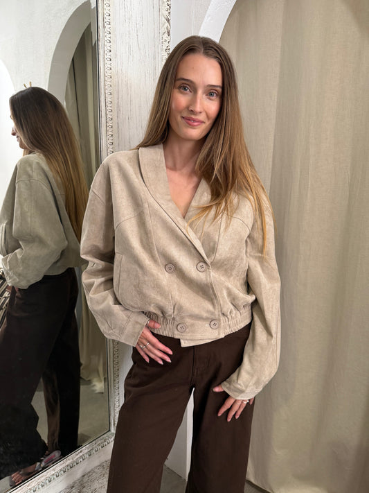 ELLIS JACKET - STONE