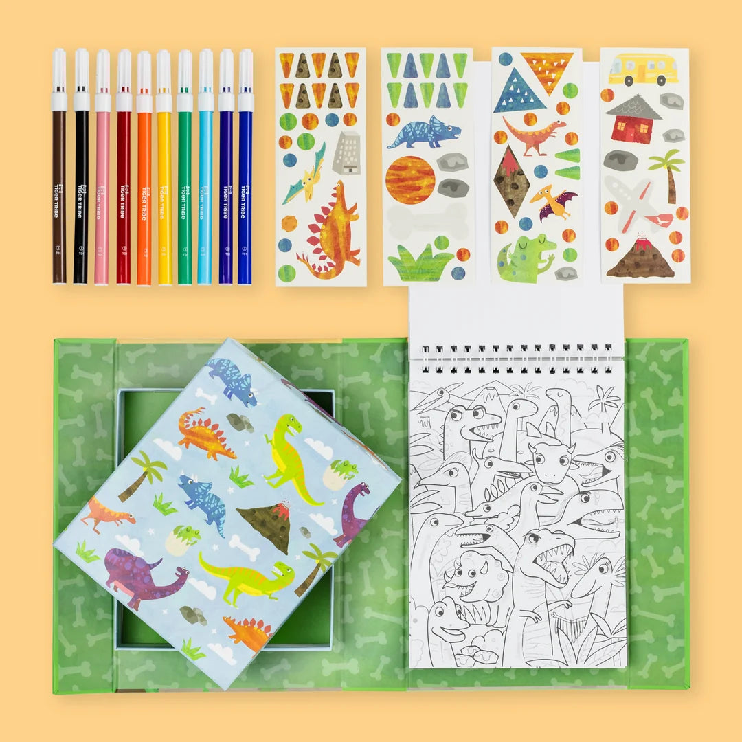 Colouring Set - Dinosaurs