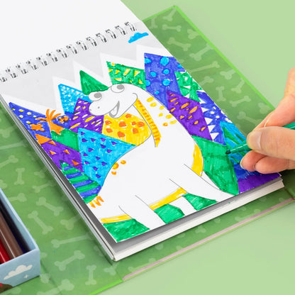 Colouring Set - Dinosaurs