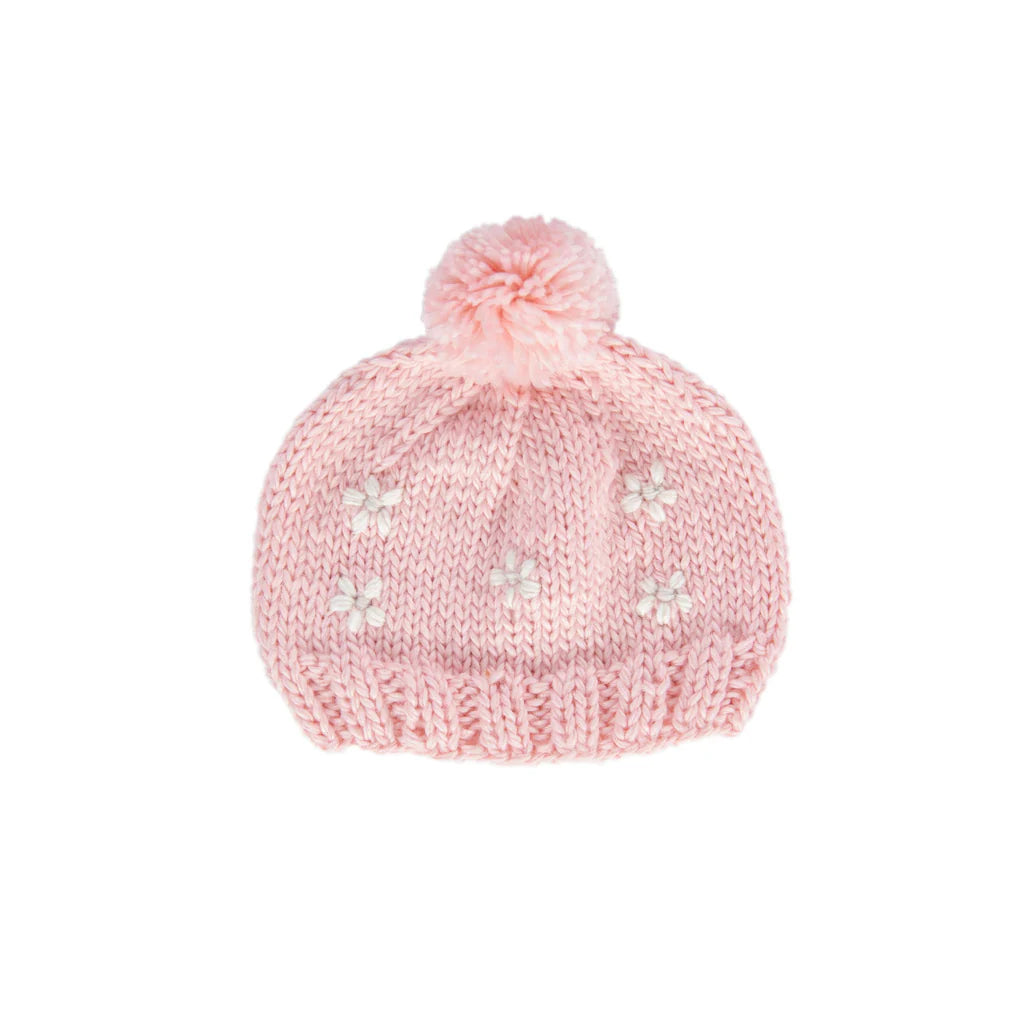 Daisy Beanie - Pink