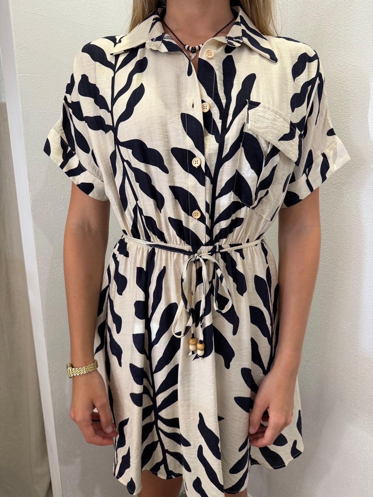 FLOREAT DRESS - CHARCOAL