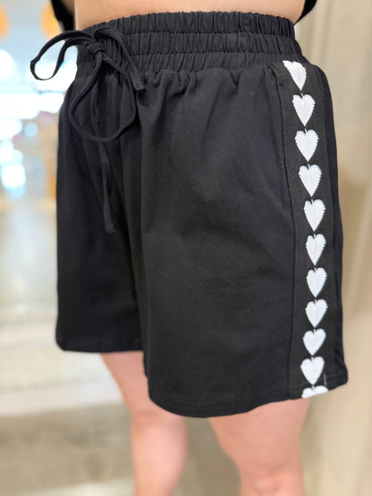 LOVER’S LANE SHORTS - BLACK
