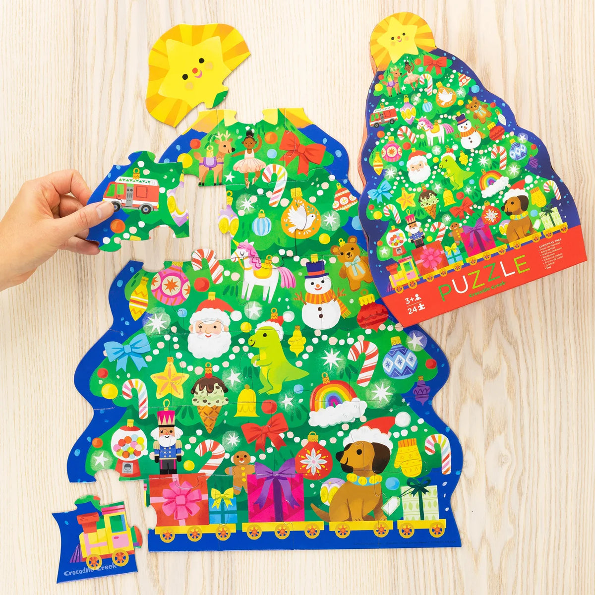 Classic Floor Puzzle 24pc - Christmas Tree