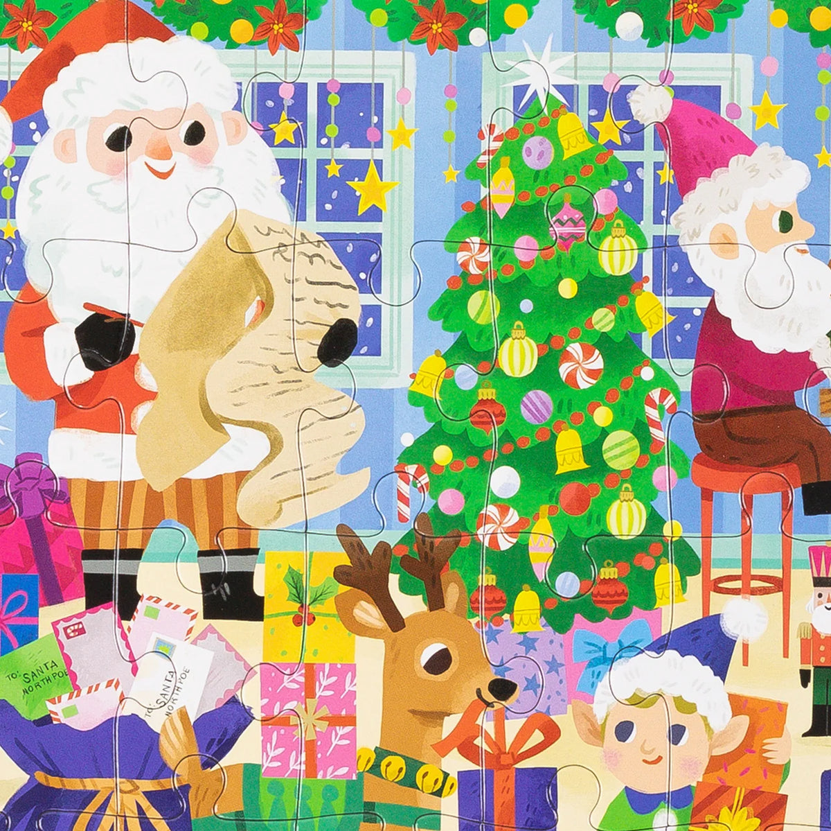Flat House Puzzle 50 pc - Santas Workshop