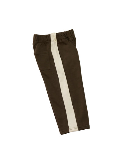 LITTLE. THE LABEL - CHARLIE RACER PANT CHOC