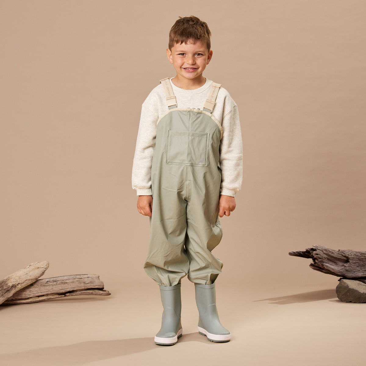 Rain Overalls - Moss