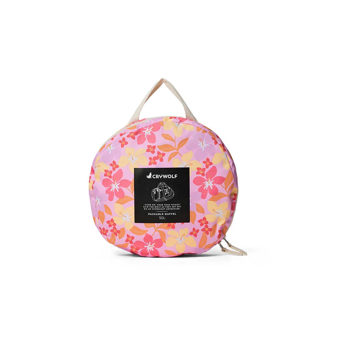 Packable Duffle Bag - Poolside Colourblock