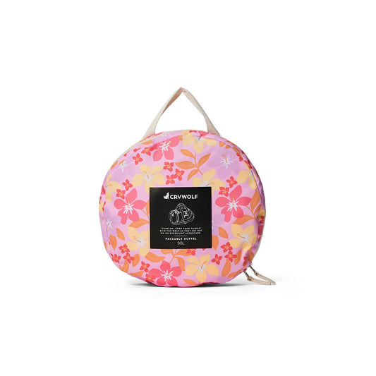 Packable Duffle Bag - Poolside Colourblock
