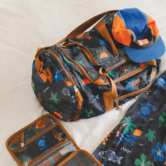 Packable Duffle Bag - Seaside Colourblock