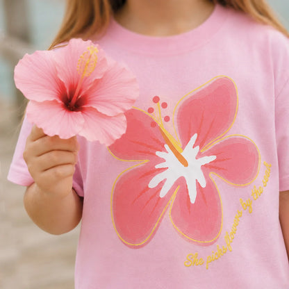 Sun Smart T-Shirt - Hibiscus Daze