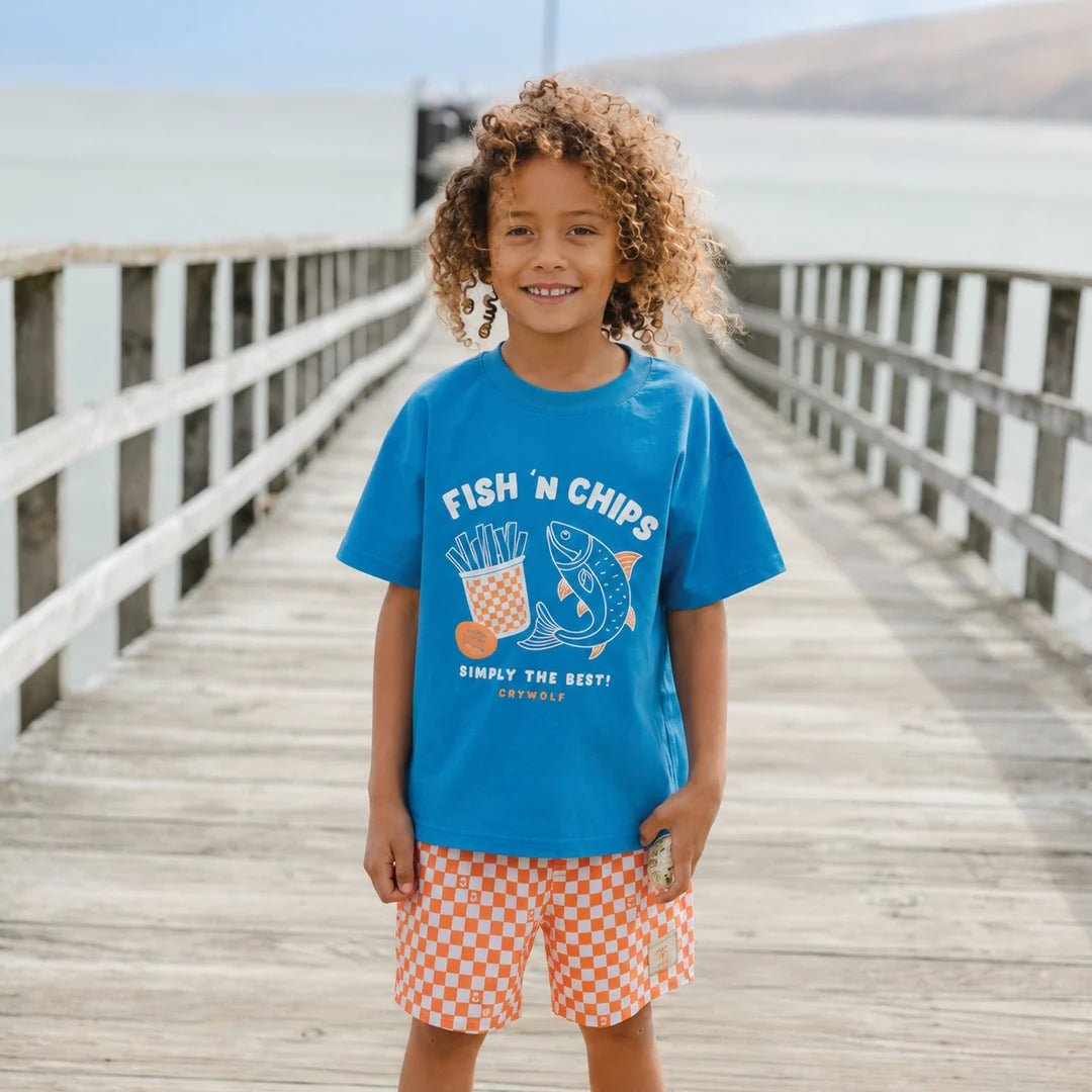 Sun Smart T-Shirt - Fish 'n Chips