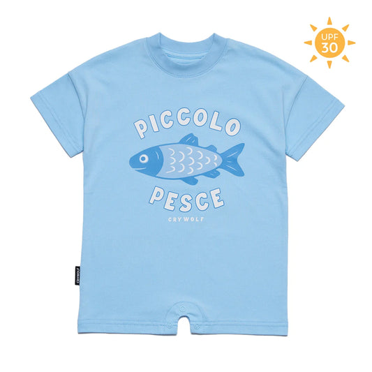 Sun Smart Romper - Little Fish