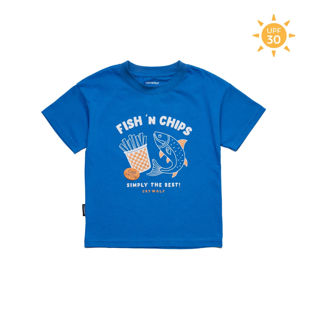 Sun Smart T-Shirt - Fish 'n Chips
