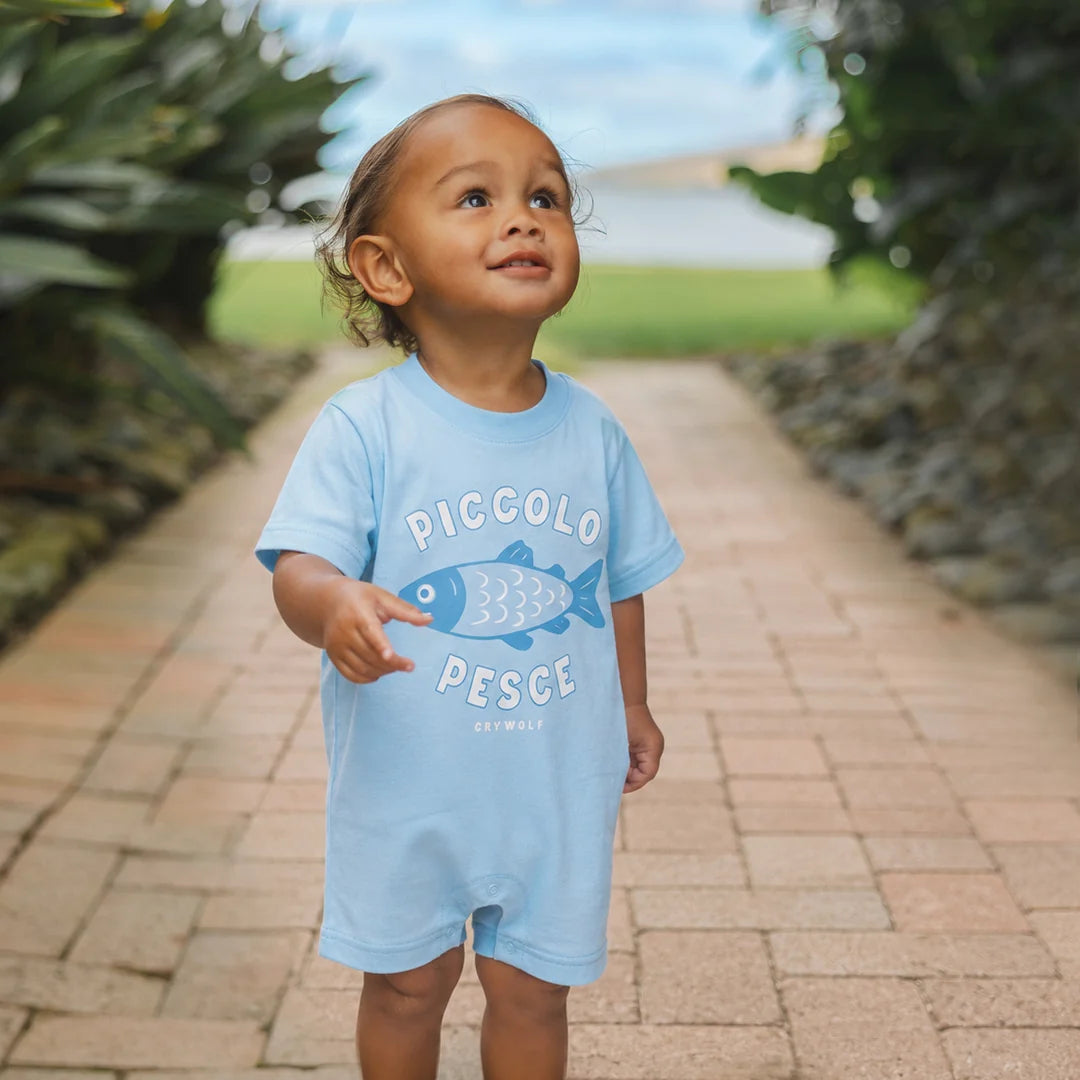 Sun Smart Romper - Little Fish