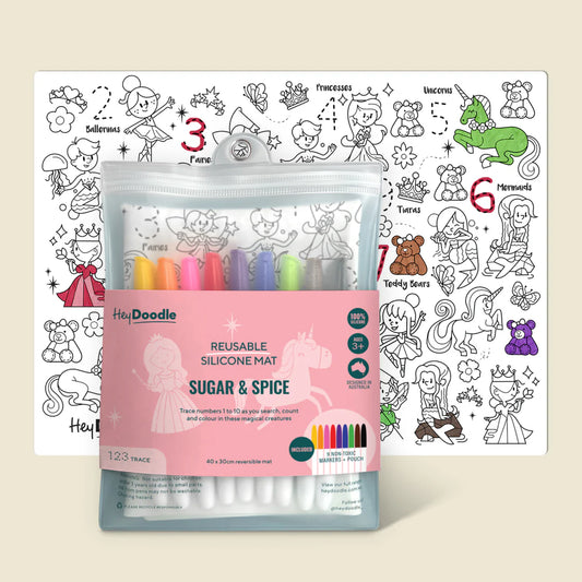 Classic Colouring & Doodle Mat - Sugar & Spice