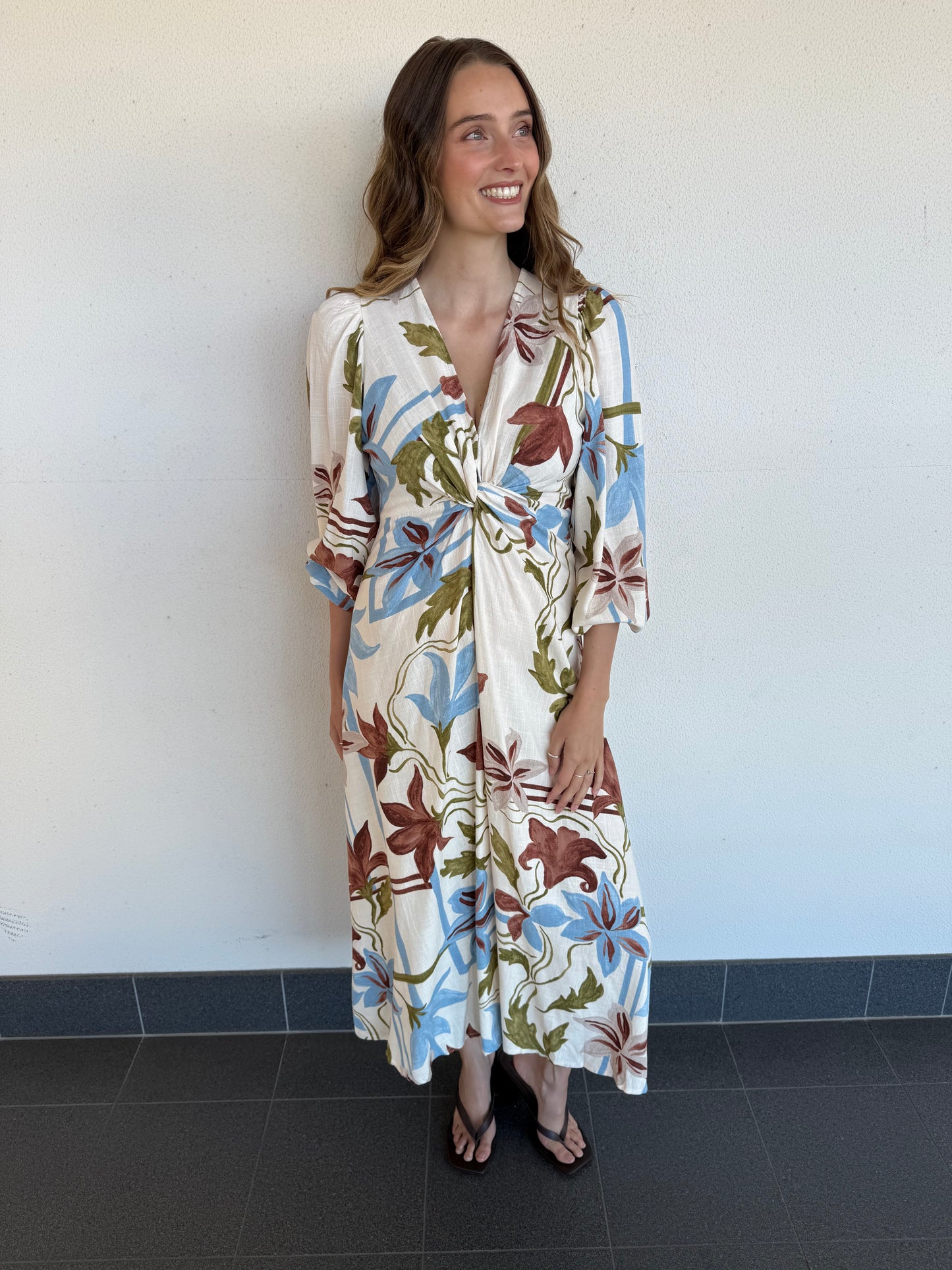 ALBA MIDI DRESS