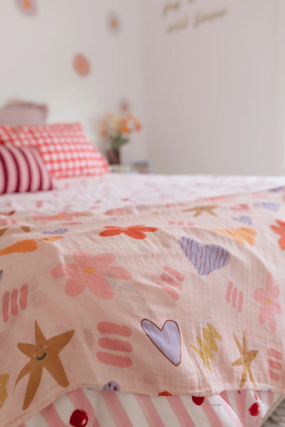 Pretty Pop Baby Muslin Swaddle