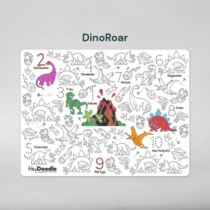 Classic Colouring & Doodle Mat - DinoRoar