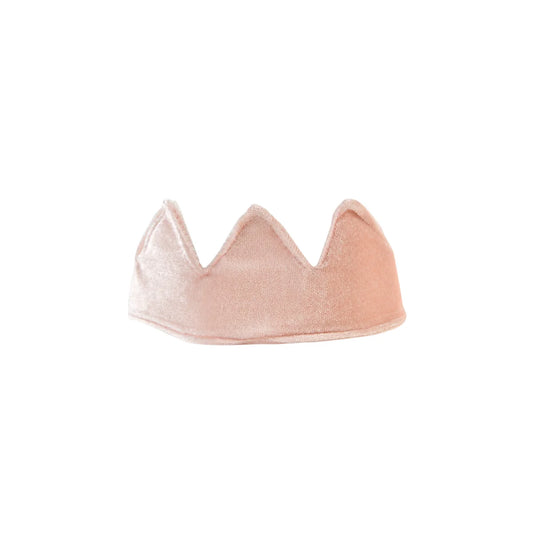 Velvet Doll Crown - Ballet Pink