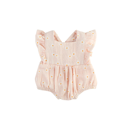 Elodie Frilled Bubble Doll Playsuit fits 34-38cm Dolls - Daisy Muslin