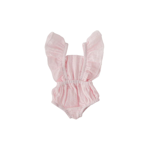 Emma Muslin Flutter Doll Romper fit 34-38cm Dolls – Cotton Candy