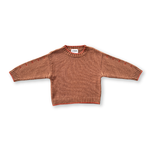 Organic Starlight Knit Pull Over - Earth