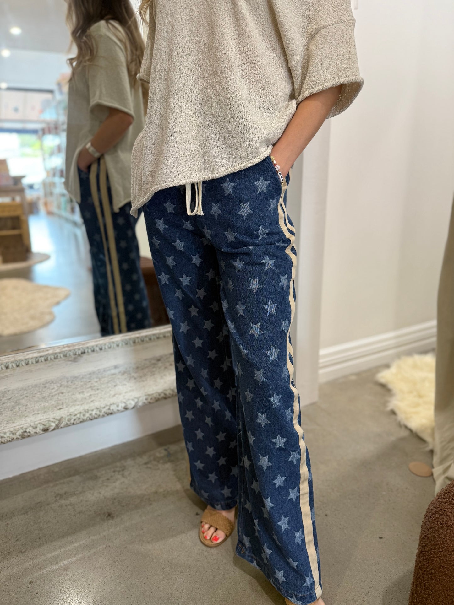 STELLA PANTS - DENIM STAR