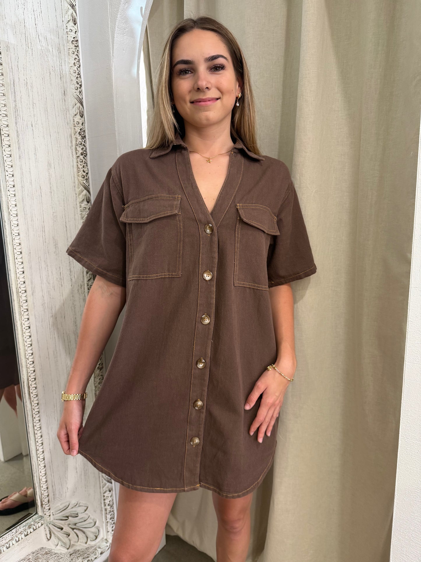 Sully Dress - Chocolate