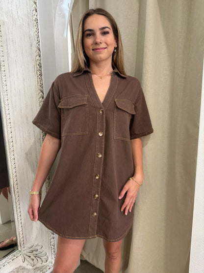 Sully Dress - Chocolate