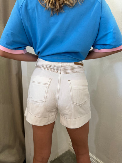 BRONTË SHORTS - ECRU
