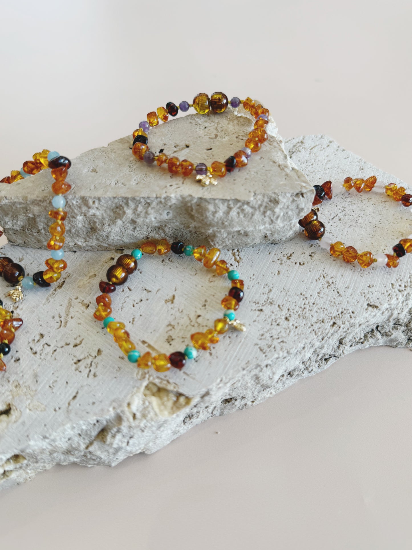 Honey Baby Amber Anklet
