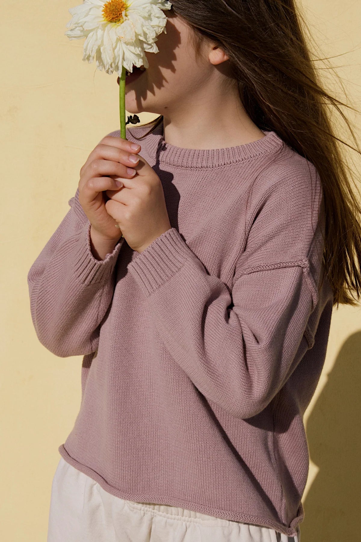 LITTLE. THE LABEL SANDY KNIT - ROSE