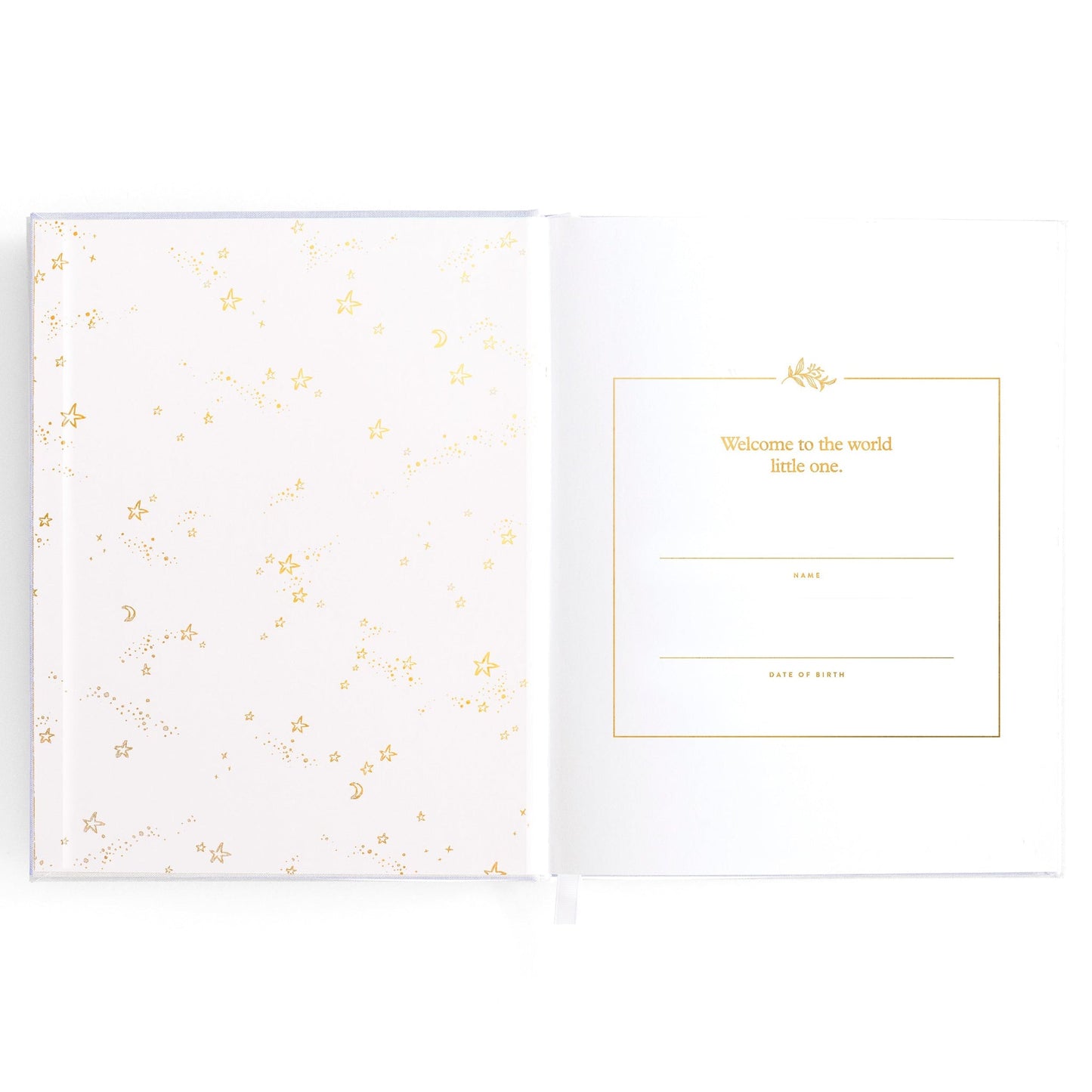 Baby Book Powder Blue Boxed