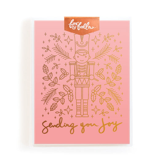 Fox and Fallow Drummer Boy Boxed Christmas Card Set