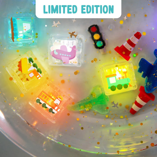Limited Edition Light-Up Cubes, 6-Pack Auto Gift Set