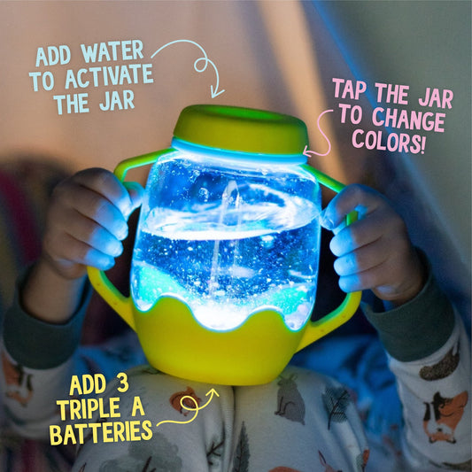 Glo Pal Sensory Play Jar - Yellow