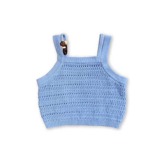 Organic Knitted Bead Top - Bubble