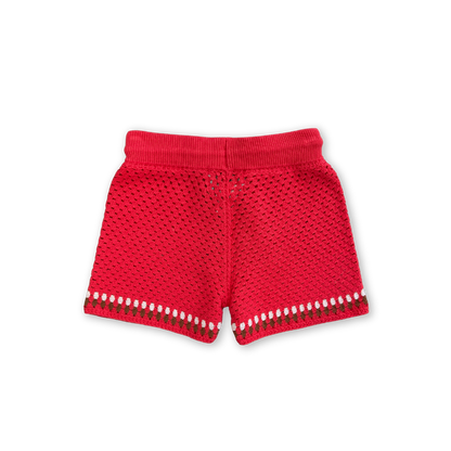 Organic Crochet Shorts - Fiesta