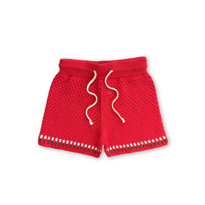 Organic Crochet Shorts - Fiesta