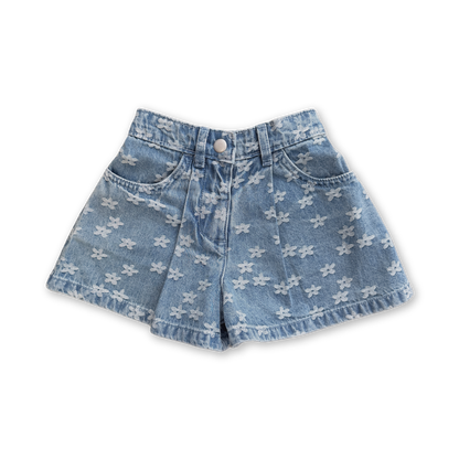 Daisy Denim Swing Shorts