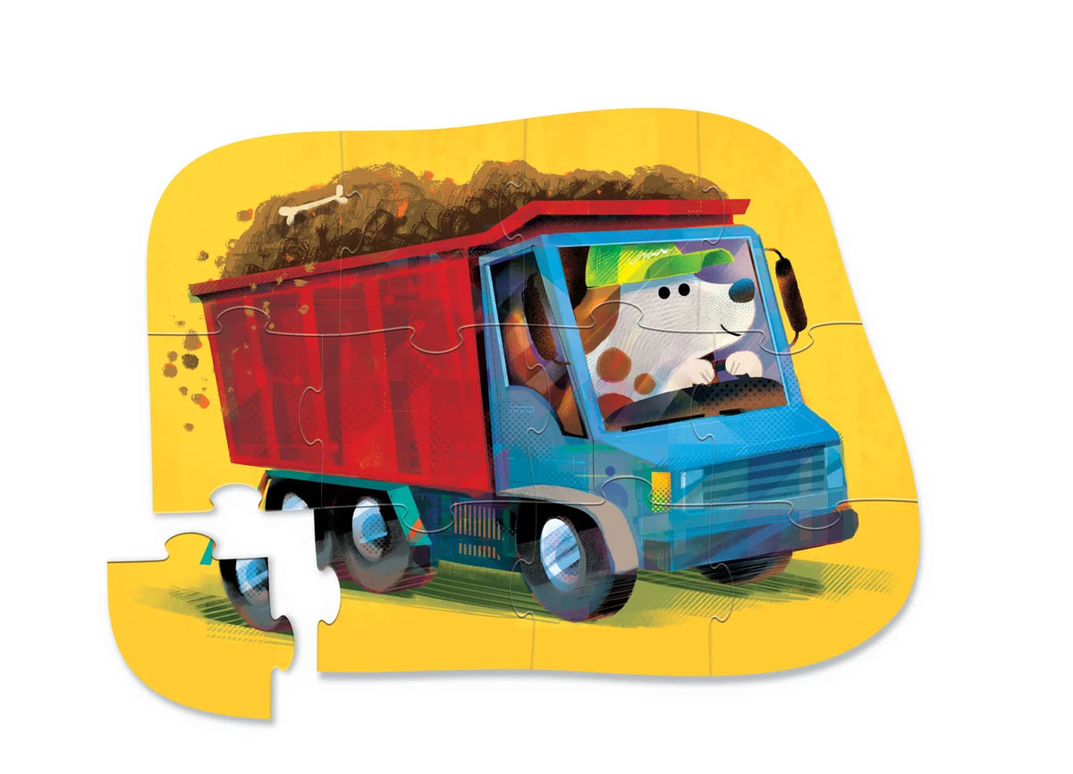 Mini Puzzle 12 pc  - Go Big Dog