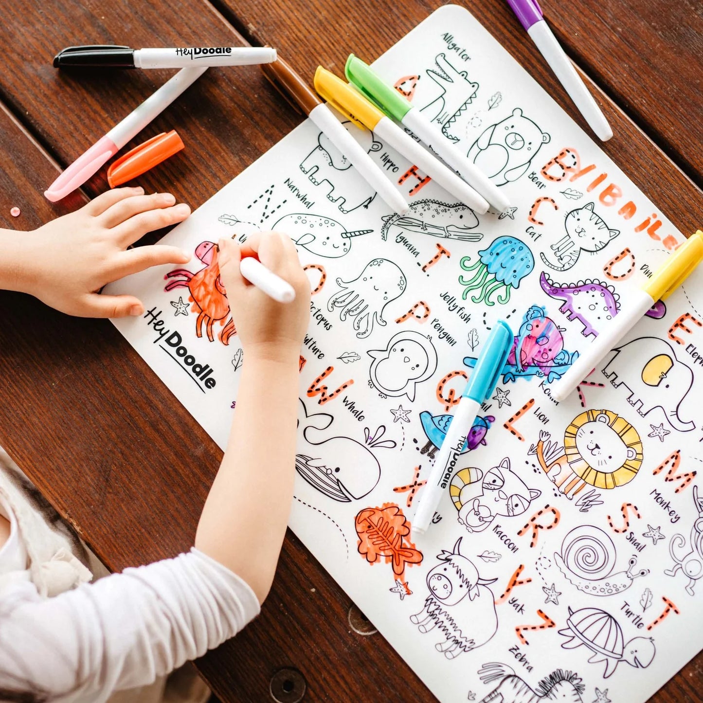Classic Colouring & Doodle Mat - Into the Wild