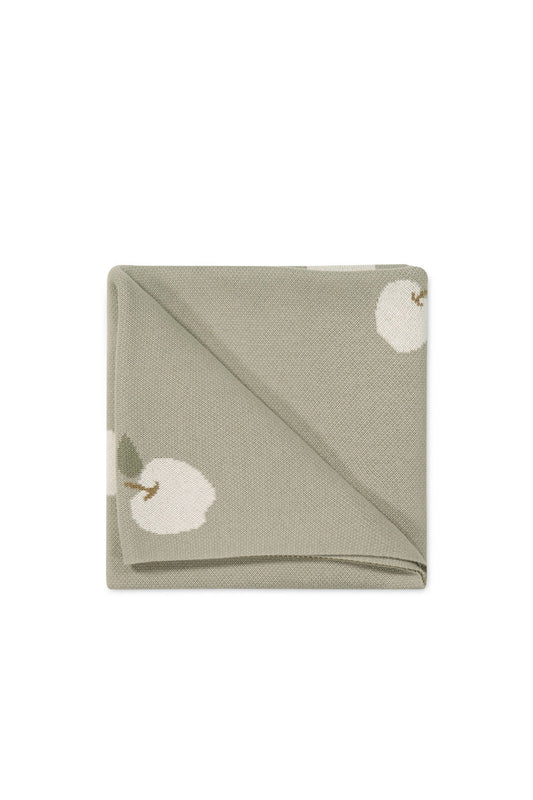 Fresh Apple Knitted Blanket