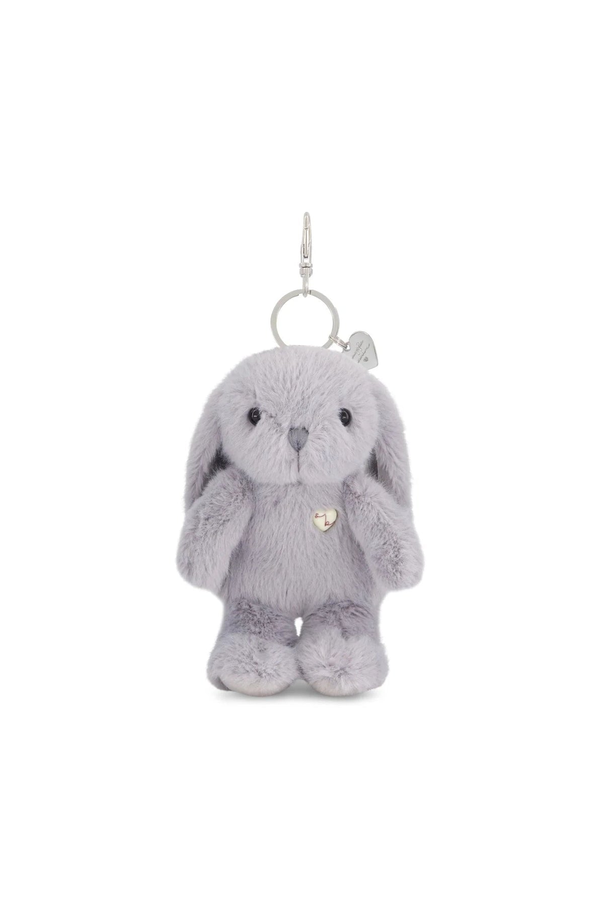 Snuggle Bunnies - Penelope Bunny Keyring - Silver