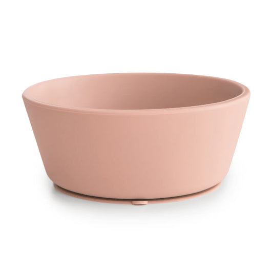 Mushie Silicone Suction Bowl - Blush