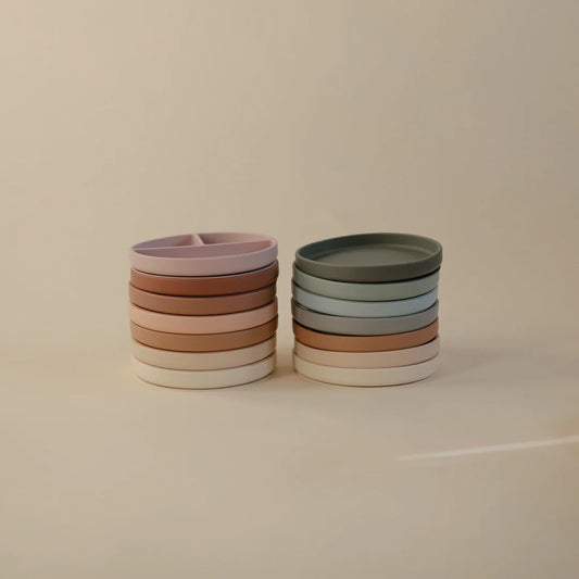 Mushie Silicone Suction Plate - Blush