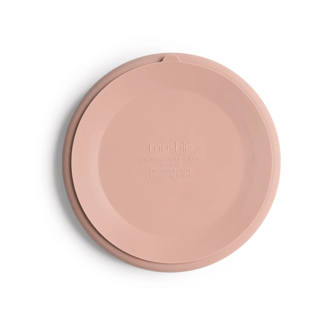 Mushie Silicone Suction Plate - Blush